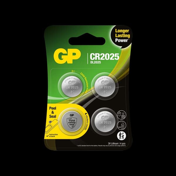 CR2025 4 kpl GP