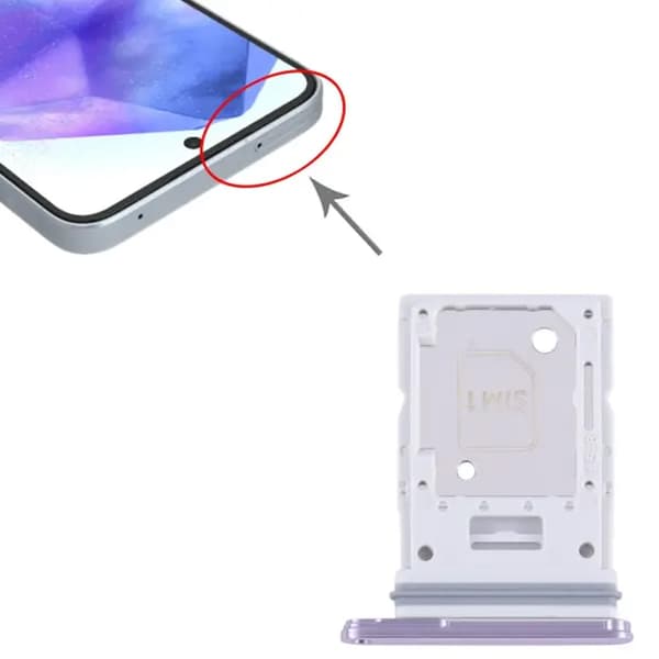 Samsung Galaxy A55 SIM-korttipidike - Violetti