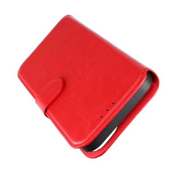 iPhone 15 Plus Plånboksfodral Magnet Rvelon - Röd