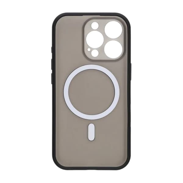 Slankt MagSafe-cover med kamerabeskyttelse til iPhone 16 Pro Max - Sort