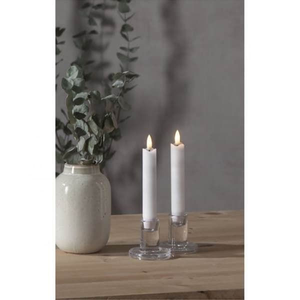 LED ANTILJUS FLAMMA / 2-pack / 15 cm / Batteri / timer