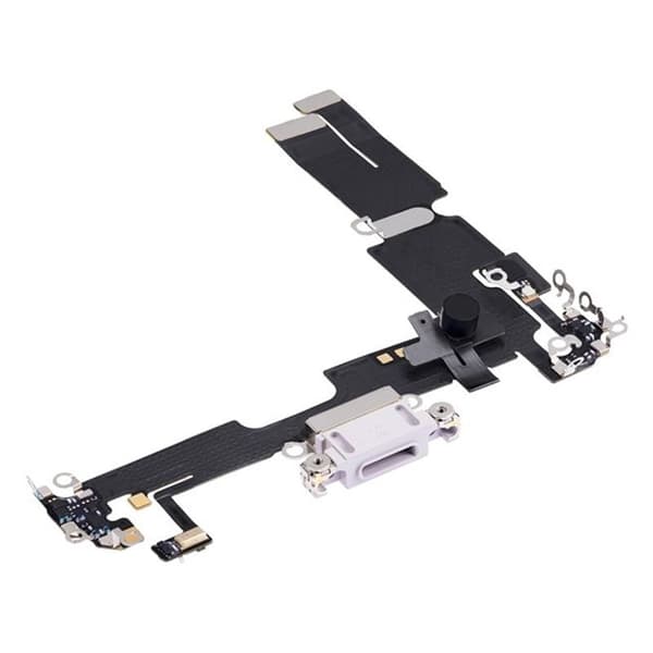 iPhone 14 Plus Laddkontakt med Flexkabel Original - Lila