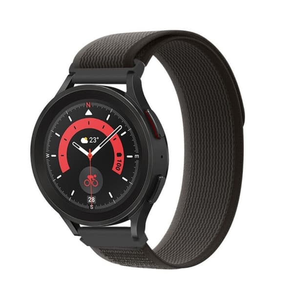 Garmin Forerunner 255S / Venu 2S Nylon Klockarmband - Grå