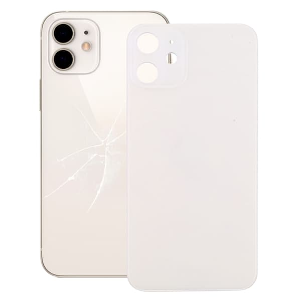 iPhone 12 Bagcover (Intet Logo) - Hvid