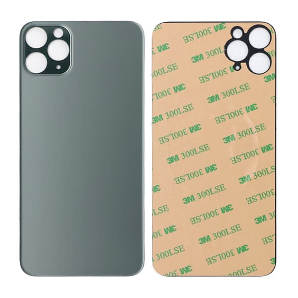 IPhone 11 Pro Max Bagglas med tape - Grøn