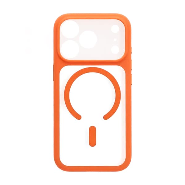 Cover til iPhone 17 Pro Max - MagSafe og kamerabeskyttelse - Orange