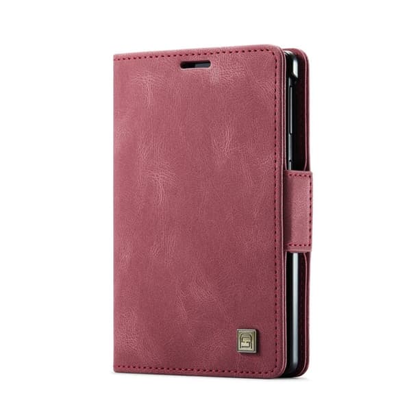 AUTSPACE Samsung Galaxy Z Fold8 Plånboksfodral PU-läder RFID-blockering - Röd
