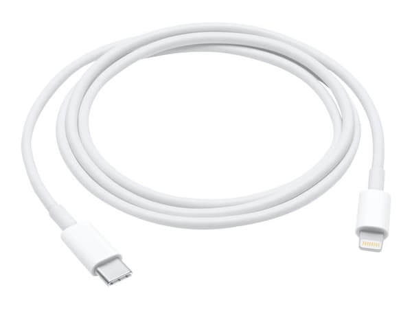 Apple USB-C till Lightning-kabel, 1 m (Bulk) - Vit