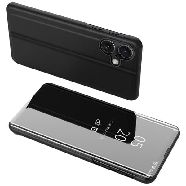 iPhone 16 Cover med Visningsvindue - Sort