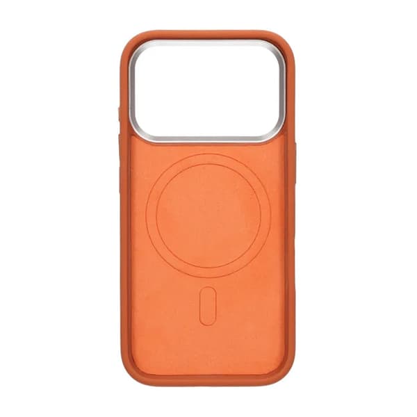Mobilskal Silikon med Magsafe för iPhone 17 Pro - Orange