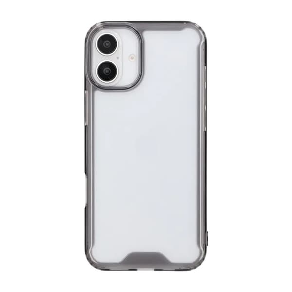 iPhone 16 Plus Iskunkestävä Suojakuori - Musta