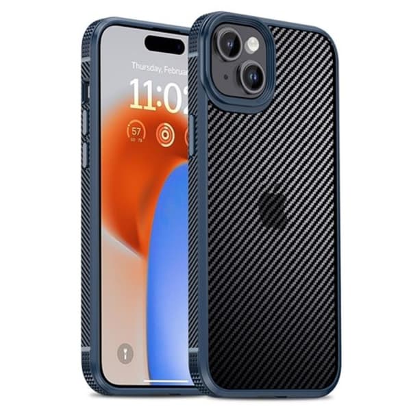 IPAKY iPhone 15 Plus -kuori - Sininen