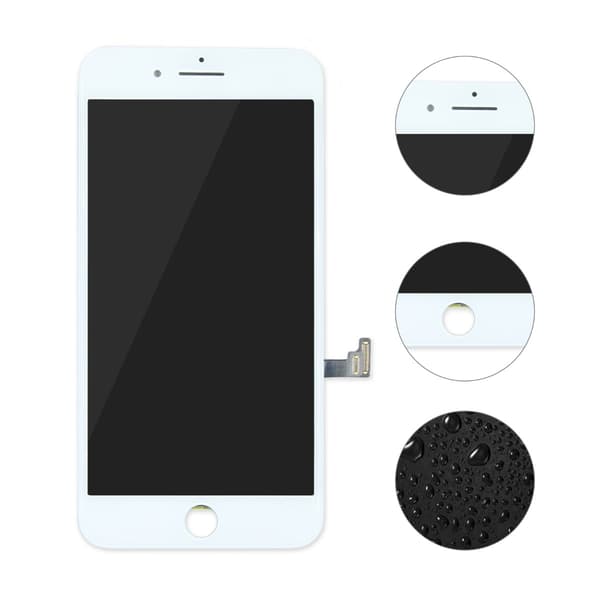 iPhone 8 Plus LCD Skärm Refurbished - Vit