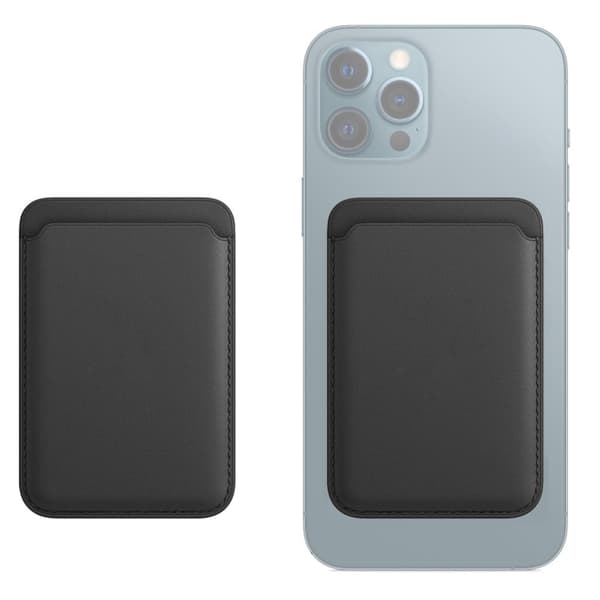 Magnetisk korthållare för iPhone - Svart