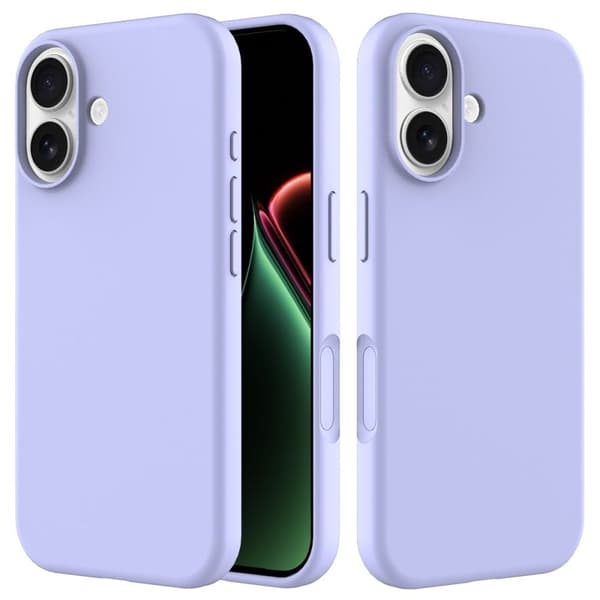 iPhone 17 silikone telefoncover - lyseblå