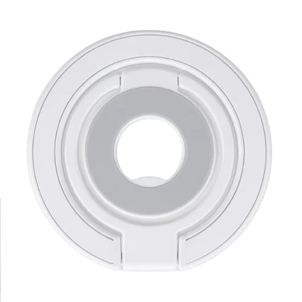 Foldable Double Magnetic Phone Ring Holder White