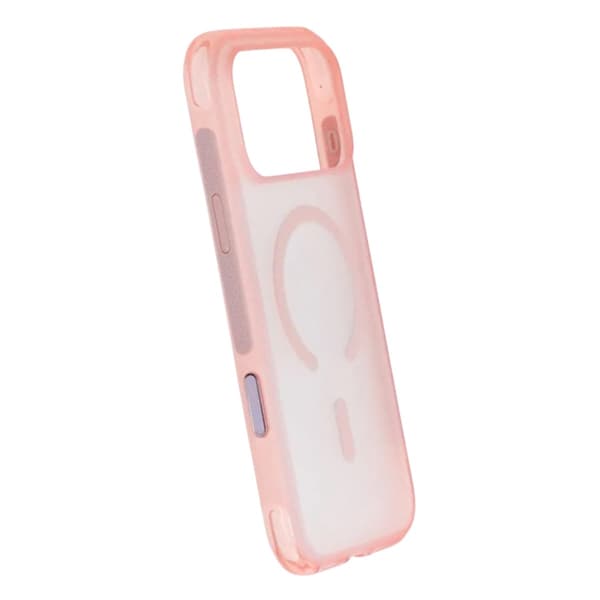 Matte Magnetic Shockproof Airbag  Case For iPhone 17 Pro Pink