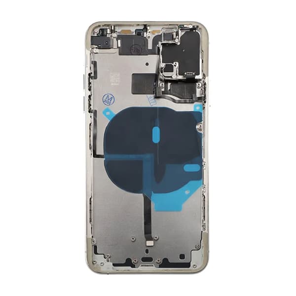 iPhone 11 Pro Max Bagside Komplet OEM Sølv Med Små Dele