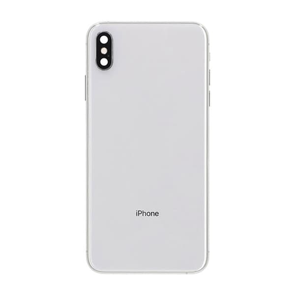 iPhone XS Max Baksida med Komplett Ram - Vit