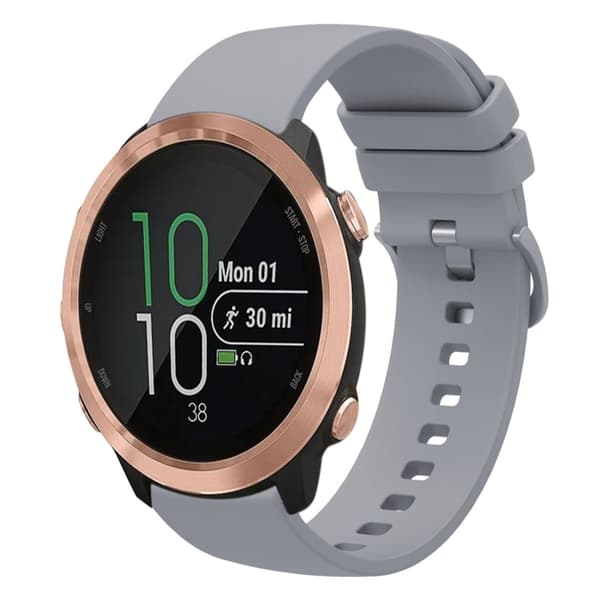 Garmin Forerunner 645 Music Silikon Armbandsur - Grå