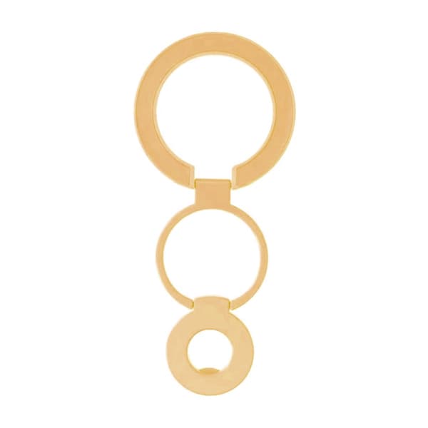 Foldable Double Magnetic Phone Ring Holder Burnt Orange