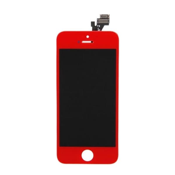 IPHONE 5G LCD KIRKAS PUNAINEN