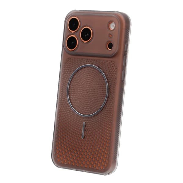 Magnetisk Mesh Kølende Telefoncover Til iPhone 17 Pro/18 Pro Sort