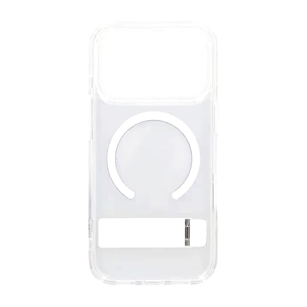 Mobilskal Rvelon med Stativ för iPhone 17 Pro - Transparent