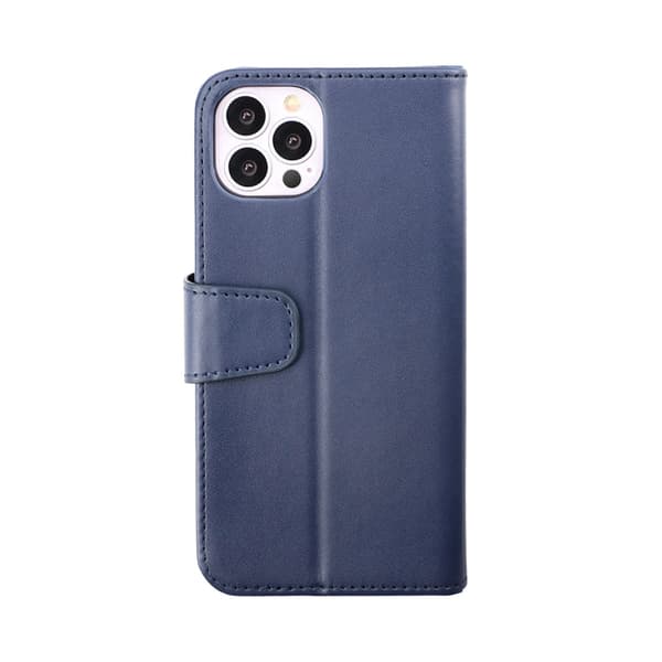 iPhone 14 Pro Max Plånboksfodral Extra Kortfack Rvelon - Blå