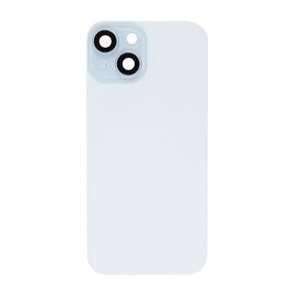 iPhone 15 Plus Baksida Glas med smådelar - Vit