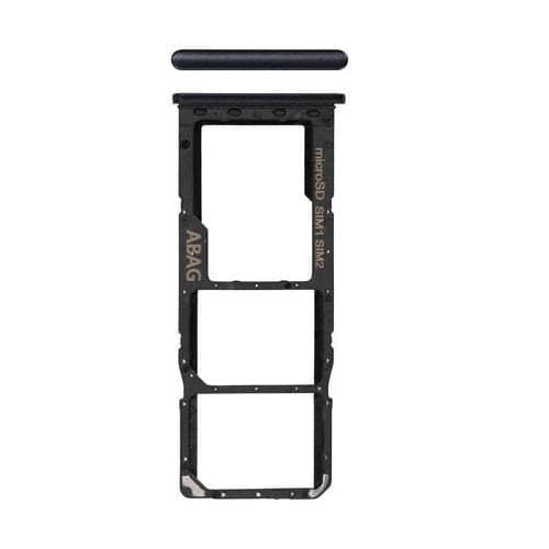 Samsung Galaxy A21s Simkort Holder - Sort