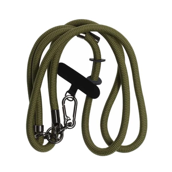 Mobilhalsband Universal justerbart - Militärgrön