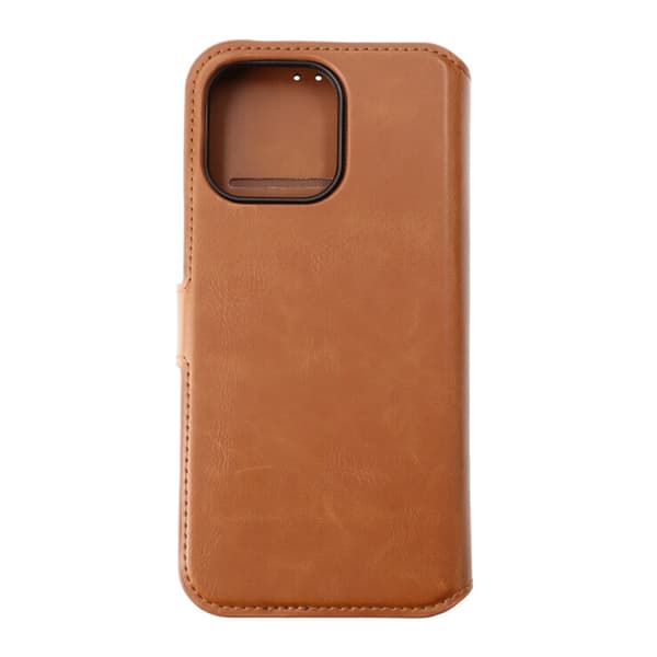 iPhone 15 Pro Max Plånboksfodral Magnet Rvelon - Brun