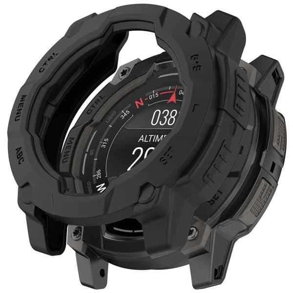 Garmin Instinct 3 / Instinct 3 Solar -kellon suojakotelo – Musta