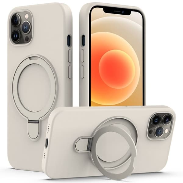 iPhone 12 Pro Max MagSafe Skal Ringstativ - Antikvit