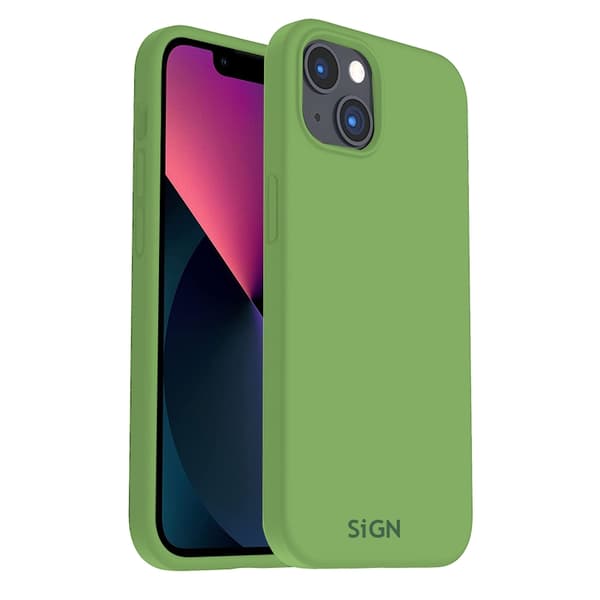 SiGN Liquid Silicone Case til iPhone 14 Plus - Grøn