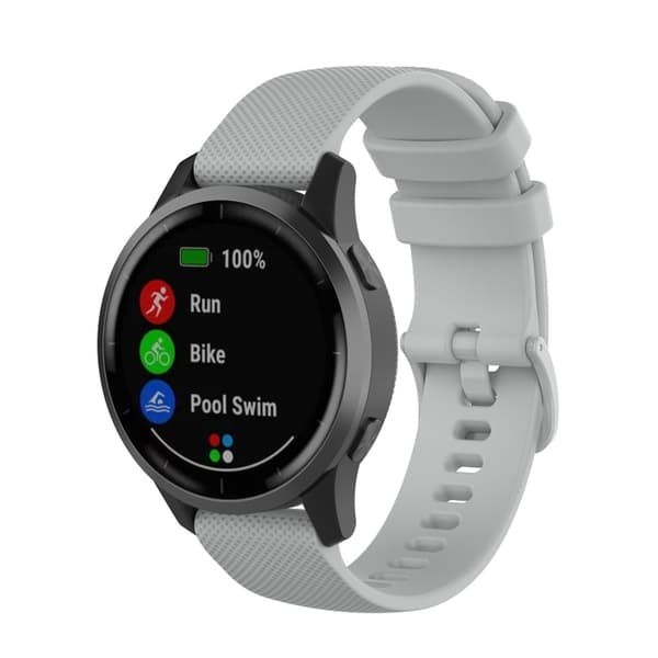 Garmin Vivoactive 4 Silikon Armbandsur - Grå