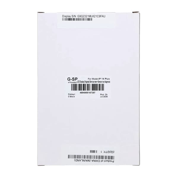 iPhone 14 Plus LCD-skærm Original (Service ny+ Sensor kør diagnose)