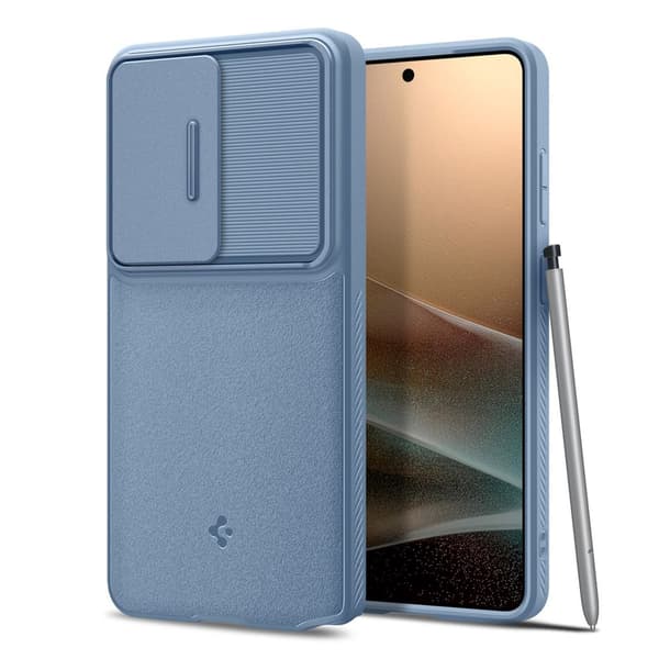 Spigen Optik Armor Cover til Samsung Galaxy S26 Ultra - Blå