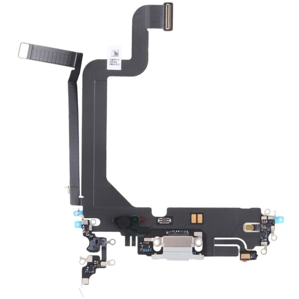 iPhone 14 Pro Max Opladerport Flex Kabel - Hvid