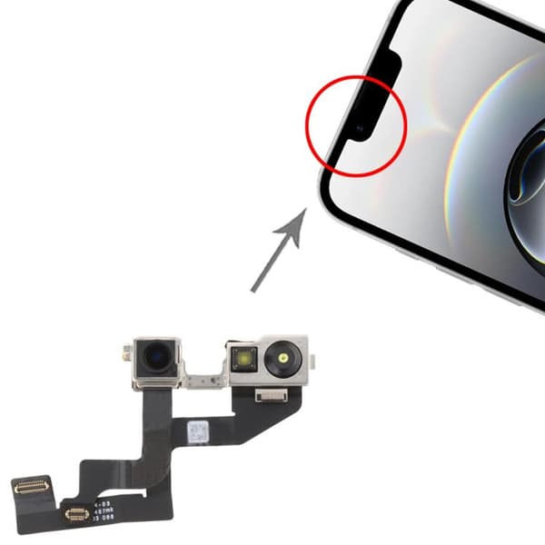 iPhone 16e etukamera alkuperäinen