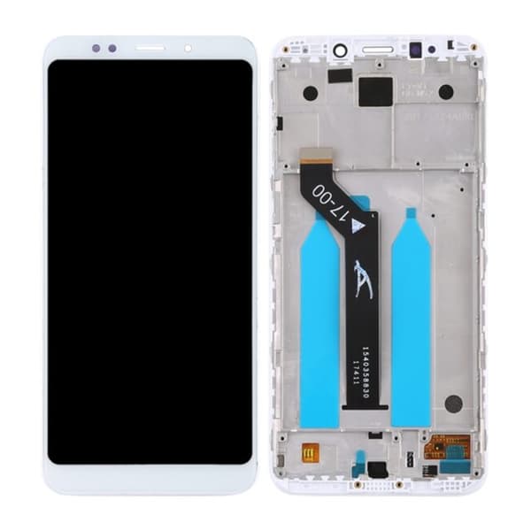 Xiaomi Redmi Note 5 LCD-skærm - Hvid - (OEM)