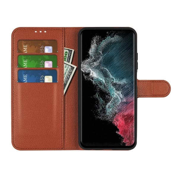 Xiaomi Redmi Note 11 Pro Plånboksfodral med Stativ - Brun