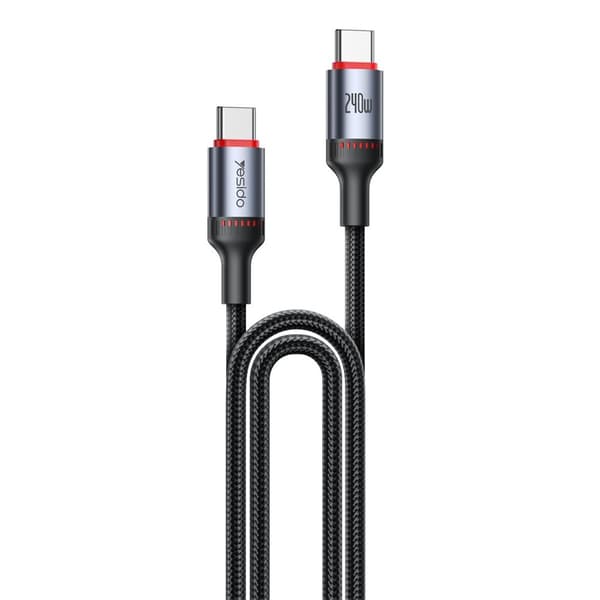 Yesido CA186 USB-C opladerkabel 240W 5A, 2m