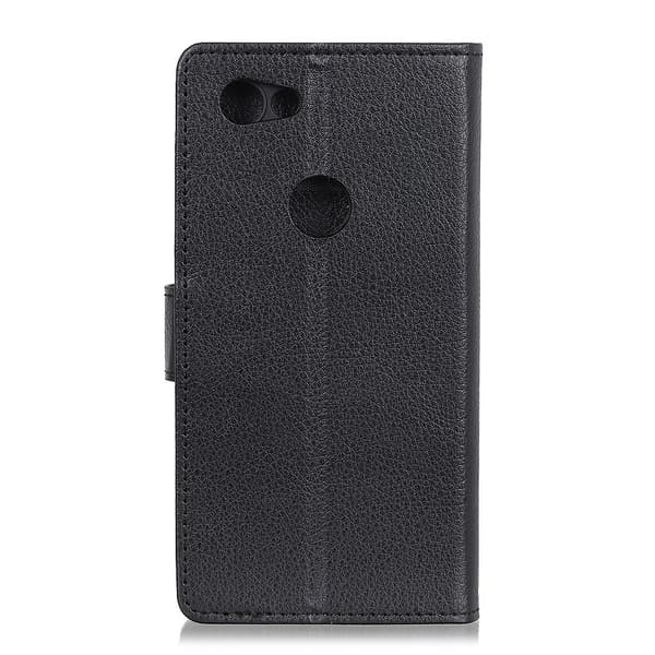 Google Pixel 3 A Plånboksfodral med Stativ - Svart