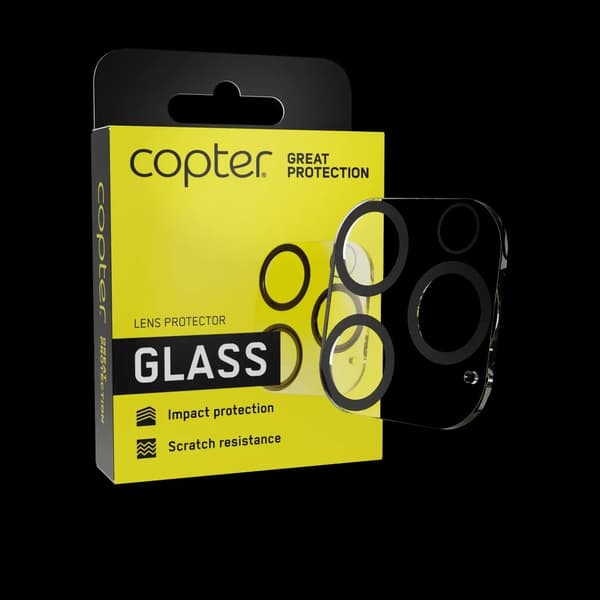 Copter Exoglass Linssinsuoja iPhone 15 / iPhone 15 Plus