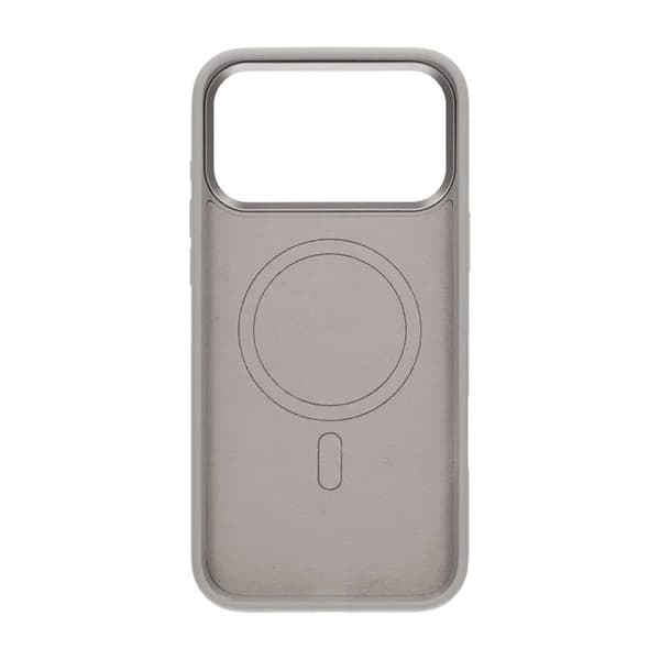 Mobilskal Silikon med Magsafe för iPhone 17 Pro Max - Ljusgrå