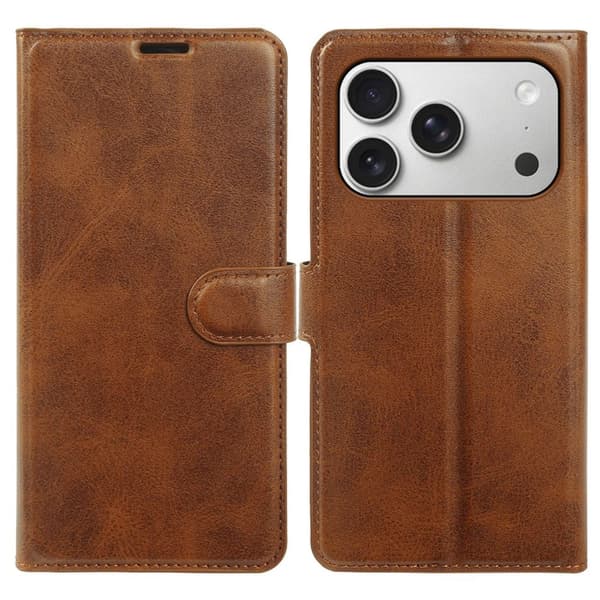 Plånboksfodral med stativ iPhone 18 Pro, iPhone 17 Pro - Gul