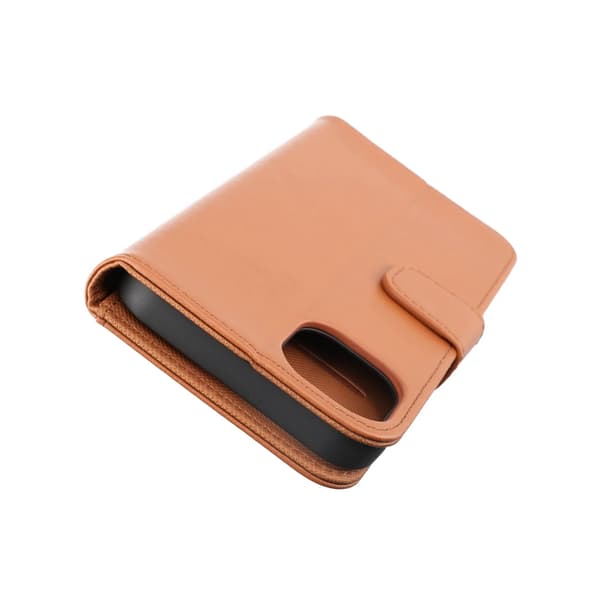 iPhone 14 Plus Plånboksfodral Extra Kortfack Rvelon - Brun