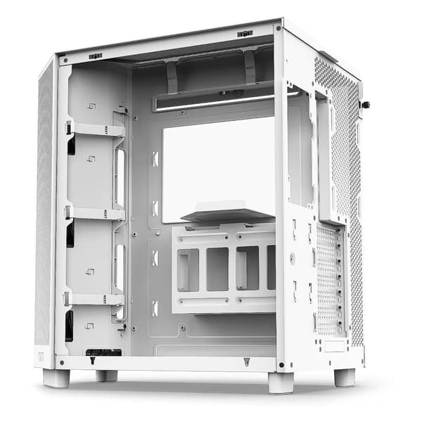 NZXT H6 Flow RGB Mid Tower PC chassi Vit Nyskick